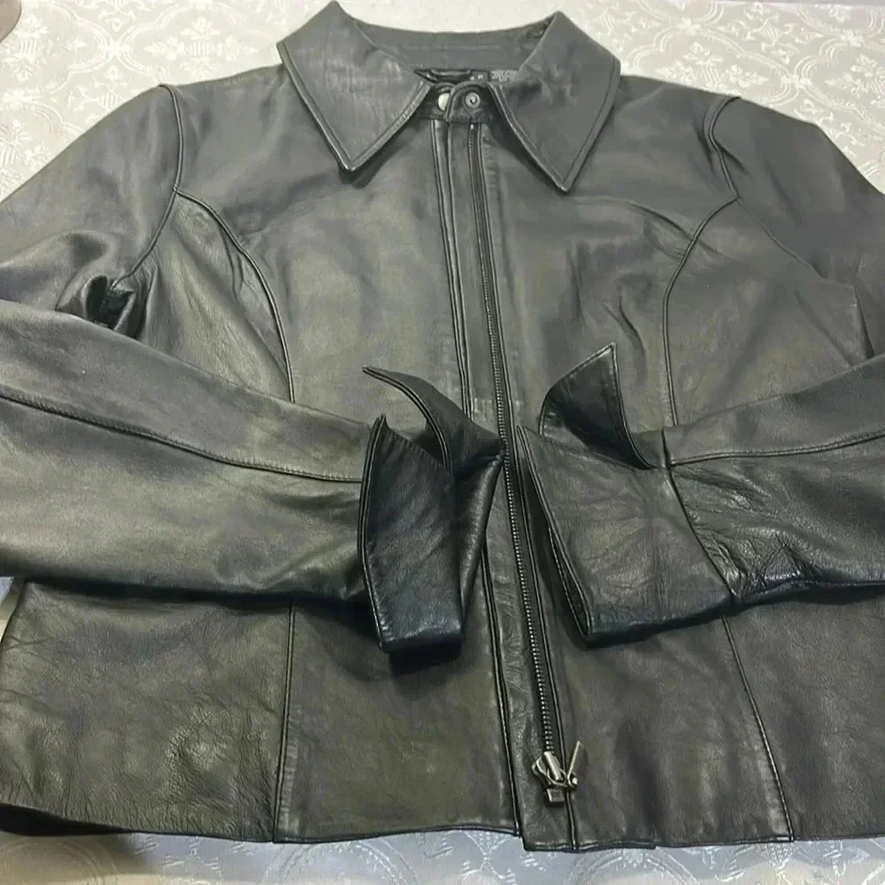 Attention leather jacket L - Picture 11 of 16